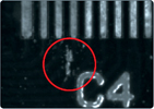 Ultraviolet light: UV light scatter from the top layer of the board illuminates only the foreign particle, but not the PCB pattern